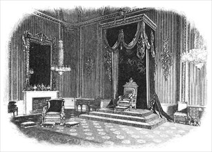 'Buckingham Palace: The Throne-Room', 1886. Artist: Unknown.