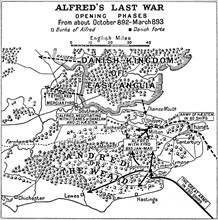 'Alfred's Last War - Opening Phases. From about October 892-March 893', (1935).  Artist: Unknown.
