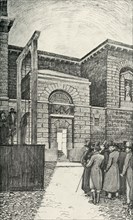 'The Debtor's Door, Newgate Prison, London, in 1821', (1938). Artist: Unknown.