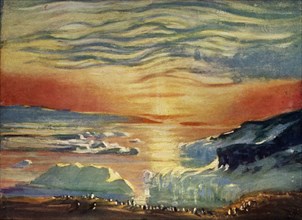 'The Autumn Sunset', c1908, (1909). Artist: George Marston.