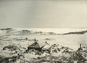 'A View of the Hut Looking Northwards.', c1908, (1909).  Artist: Unknown.