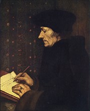 'Erasmus', 1523, (1909). Artist: Hans Holbein the Younger.