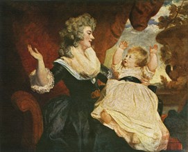 'Duchess of Devonshire and Child', c1786, (c1912). Artist: Sir Joshua Reynolds.