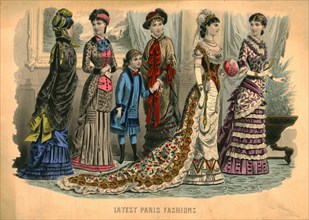 'Latest Paris Fashions', 1881. Creator: Unknown.