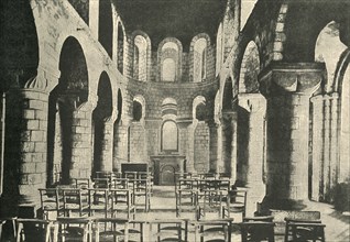 'St. John's Chapel, Tower of London, Norman Architecture', 1908. Artist: Unknown.