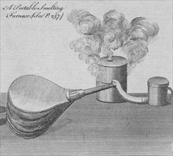'A Portable Smelting Furnace', 1761. Creator: Unknown.