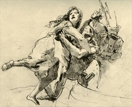 'The Abduction of Helen (?)', mid 18th century, (1928). Artist: Giovanni Battista Tiepolo.