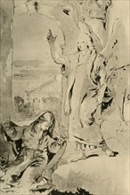 'The Annunciation', mid 18th century, (1928). Artist: Giovanni Battista Tiepolo.