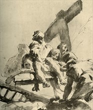 'Descent from the Cross', mid 18th century, (1928). Artist: Giovanni Battista Tiepolo.