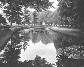 The Backwater at Hampton Court, Richmond, London, 1894. Creator: Unknown.