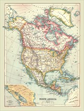 Map of North America, 1902.  Creator: Unknown.
