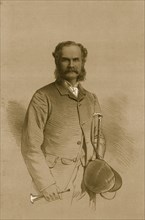 'Lieutenant Colonel A.M.Calvert', 1879. Creator: Vincent Brooks Day & Son.
