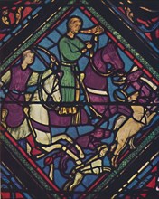 'Stained Glass - Chartes Cathedral', 13th century, (c1950). Creator: Unknown.