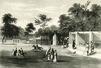 'The Menagerie in Barrackpore Park, 1820', (1925). Creator: Unknown.