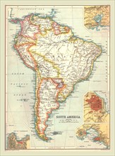 Map of South America, 1902. Creator: Unknown.