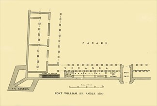 'Fort William, S.E. Angle, 1756', (1925). Creator: Unknown.