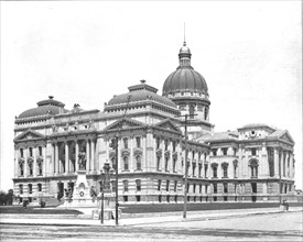 State Capitol, Indianapolis, Indiana, USA, c1900.   Creator: Unknown.