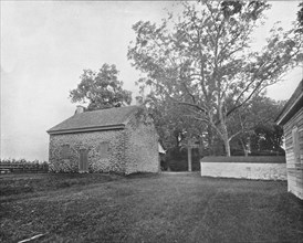 Quaker Meeting House, Battlefield of Princeton, New Jersey, USA, c1900.  Creator: Unknown.