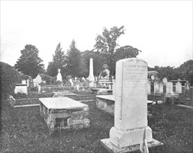 Graves of Jonathan Edwards and Aaron Burr, Princetown, New Jersey, USA, c1900.  Creator: Unknown.