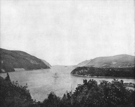 The Hudson River at West Point, New York State, USA, c1900.  Creator: Unknown.