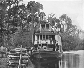 On the Ocklawaha River, Florida, USA, c1900. Creator: Unknown.