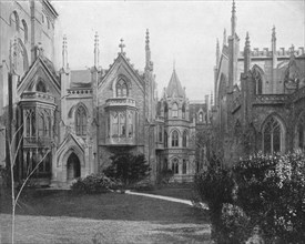 Grace Church and Rectory, New York, USA, c1900.  Creator: Unknown.