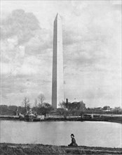 Washington Monument, Washington DC, USA, c1900. Creator: Unknown.