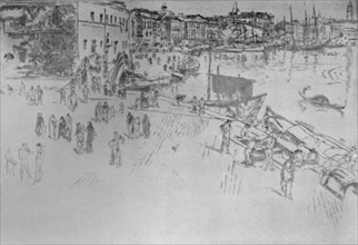 'The Riva (No. 1)', 1879-1880, (1925). Creator: James Abbott McNeill Whistler.