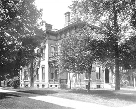 Residence of ex President Harrison, Indianapolis, Indiana, USA, c1900.  Creator: Unknown.
