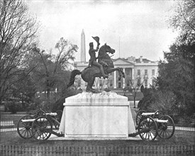 Jackson Statue, Lafayette Square, Washington DC, USA, c1900. Creator: Unknown.