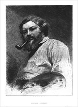 'Gustave Courbet', c1860. Creator: Unknown.