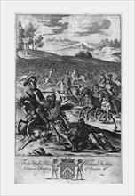 Camilla slaying Aunus, 1653. Creator: Francis Cleyn.