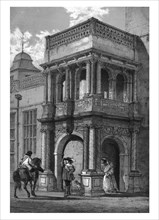 Porch at Audley End, Essex, c1840. Creator: Unknown.