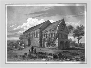 St Nicholas's Church, Barfreston, late 19th century. Creator: James Kellaway Colling.