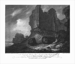 Peel Castle, 1783. Creators: Thomas Hearne, William Byrne, Thomas Medland.
