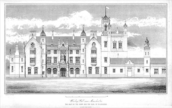 'Worsley Hall near Manchester', c1848. Creator: J Bower.