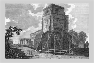 'The North West Aspect of the Priory Church of St. Mary Swine', 1784. Creator: Newton.
