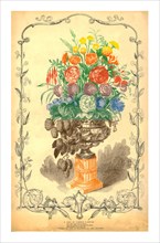 'A Vase of Summer Flowers', 1849.  Creator: Unknown.