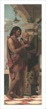 St. John the Baptist with St. Benedict, 1874. Creator: Storch & Kramer.