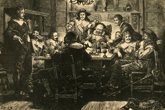 'Introduction of Randolph to Ben Jonson at the Devil Tavern', (1897). Creator: Unknown.