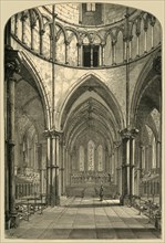 'Interior of the Temple Church, 1870', (1897). Creator: Unknown.