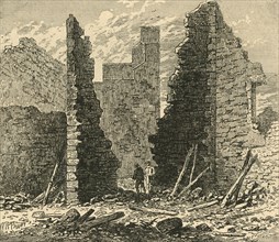 'Ruins of the Barbican on Ludgate Hill, 1792, (1897). Creator: Unknown.