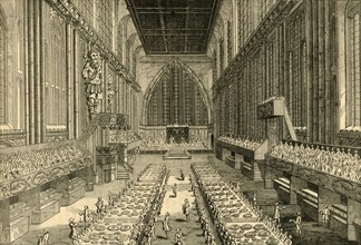 'The Royal Banquet in Guildhall, 1761', (1897). Creator: Unknown.