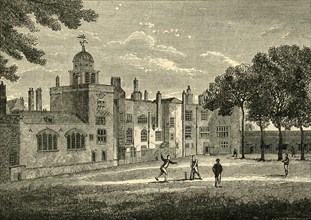 'Charterhouse - The Quadrangle', c1872. Creator: Unknown.