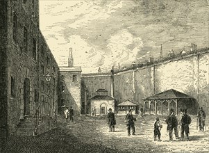 'Courtyard in the Fleet Prison', (c1872). Creator: Unknown.