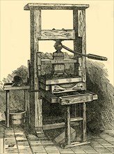 'Duplicate of Franklin's Press', (1881). Creator: Unknown.