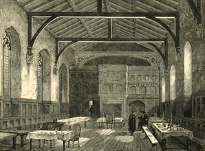 'The College Hall', (1881). Creator: Unknown.