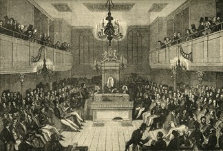 'Interior of the House of Commons, 1834', (1881). Creator: Unknown.