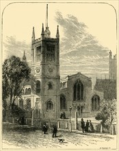 'St. Margaret's Church, from the North-West', (1881). Creator: Unknown.