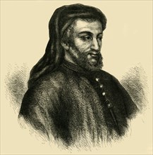 'Geoffrey Chaucer', (c1878). Creator: Unknown.